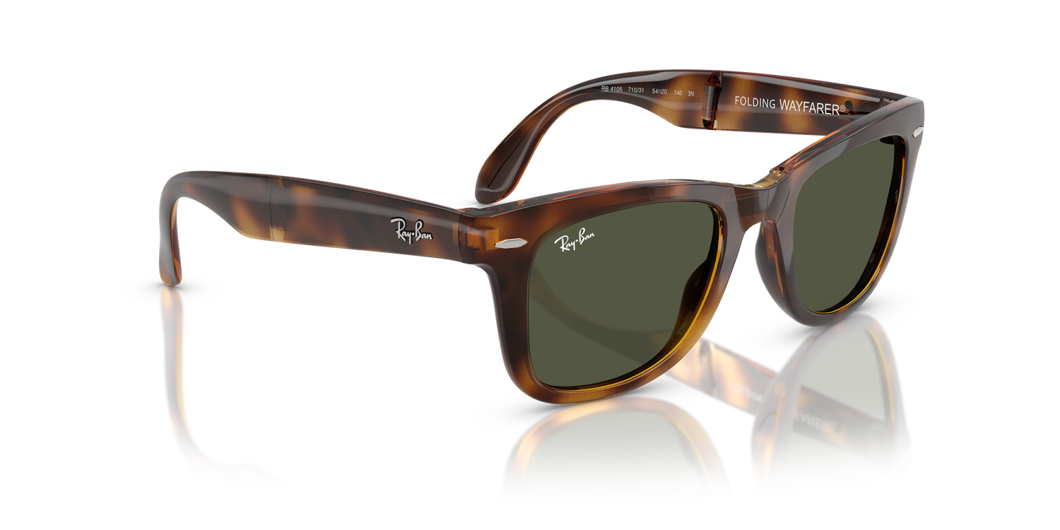 RAY-BAN RB4105 FOLDING WAYFARER 710/31 50