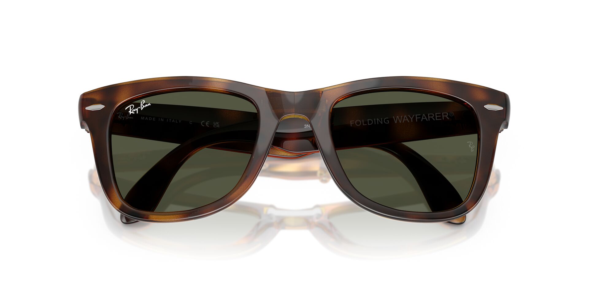 RAY-BAN RB4105 FOLDING WAYFARER 710/31 50