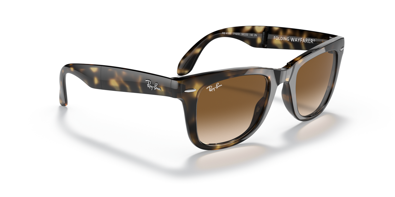 RAY-BAN RB4105 FOLDING WAYFARER 710/51 54