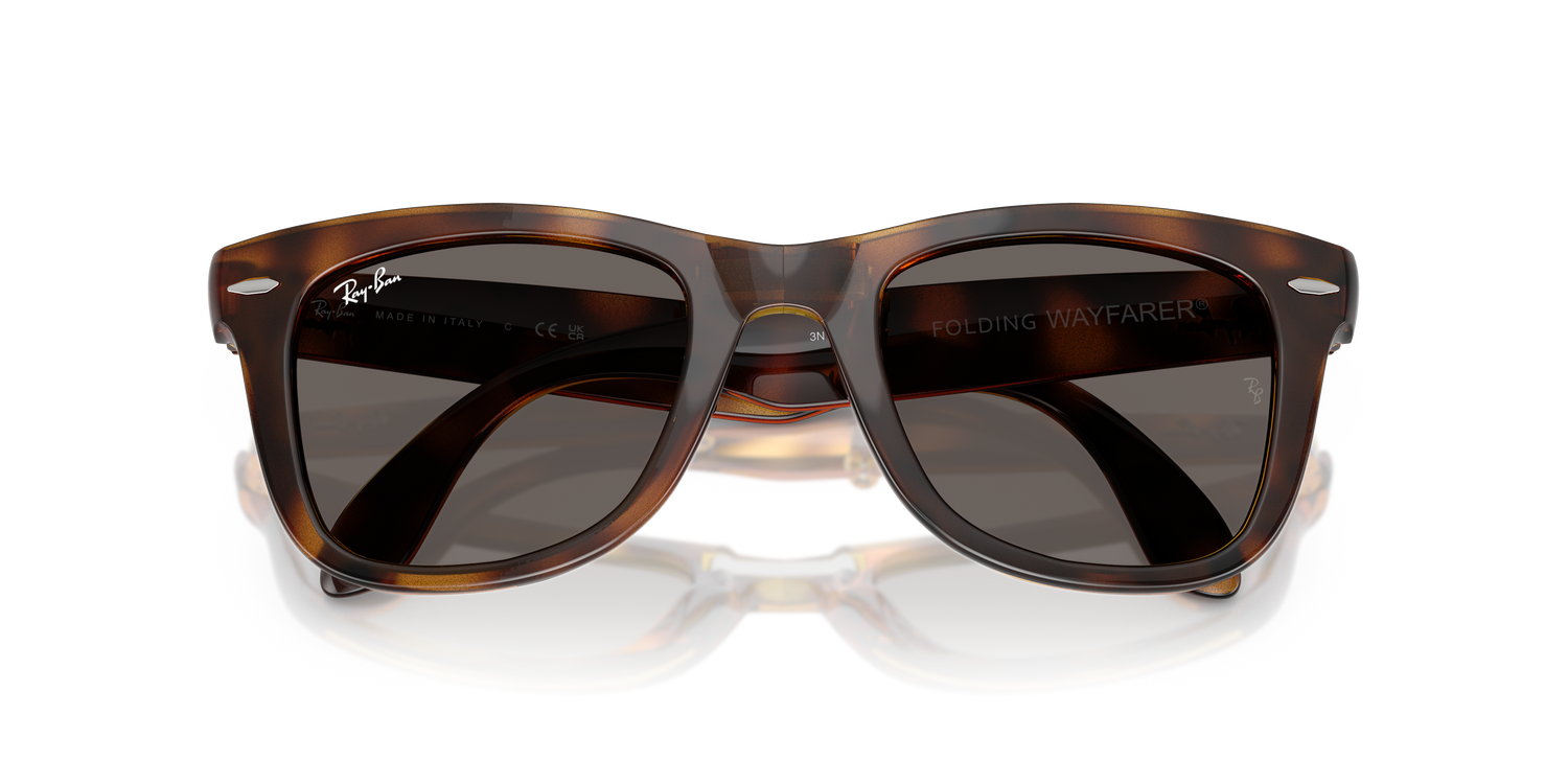 RAY-BAN RB4105 FOLDING WAYFARER 710/B1 50