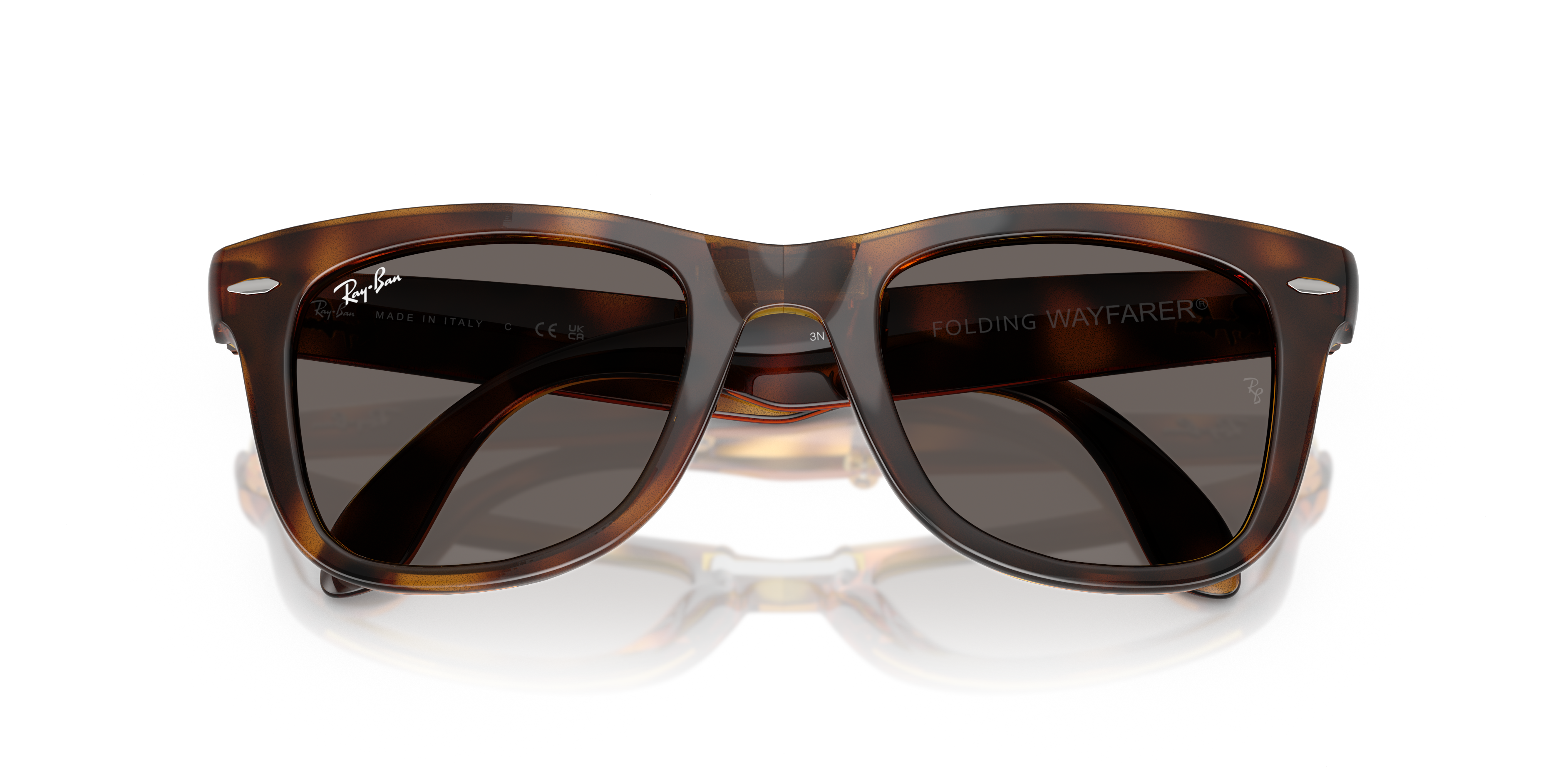 RAY-BAN RB4105 FOLDING WAYFARER 710/B1 50