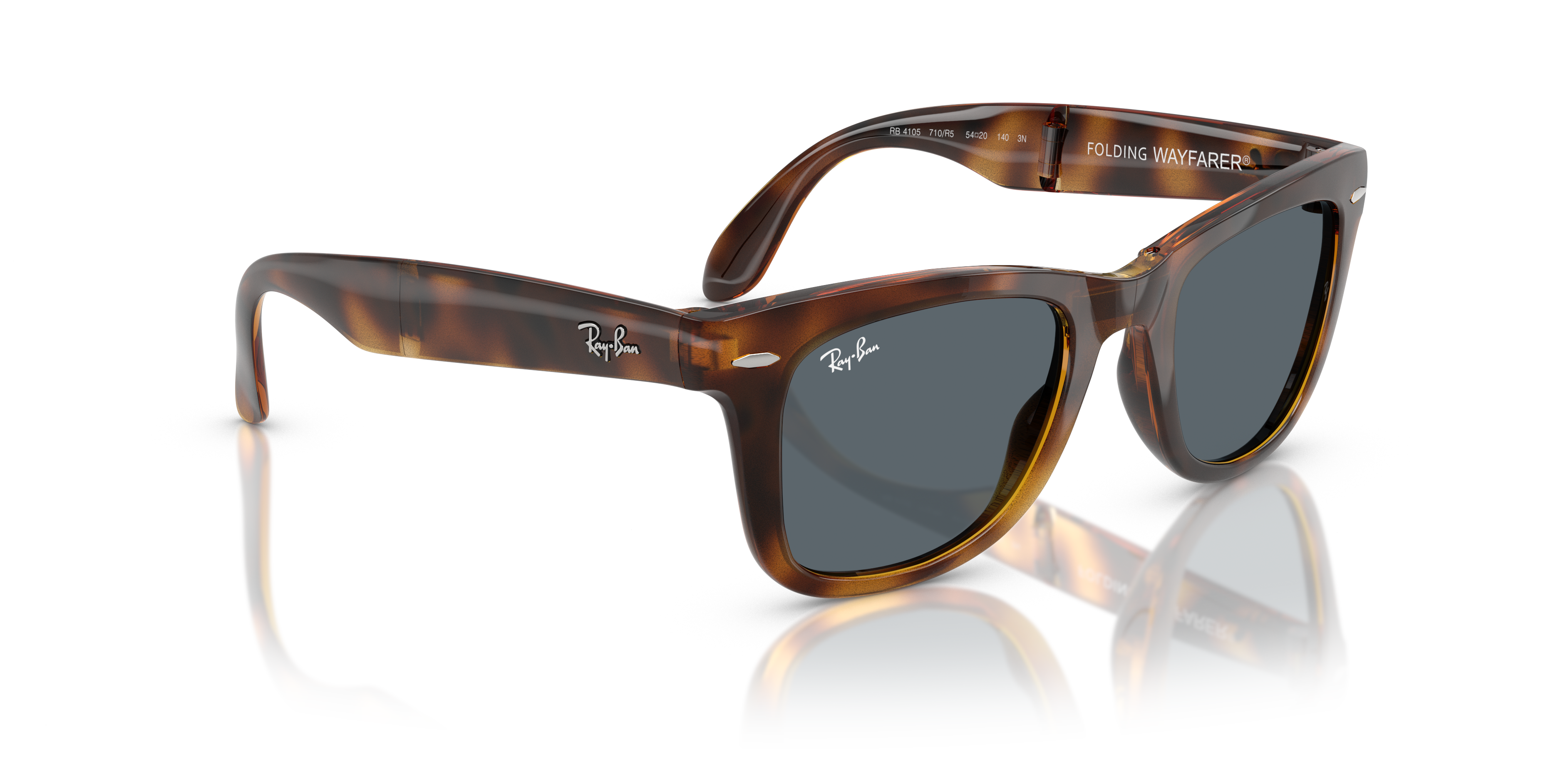 RAY-BAN RB4105 FOLDING WAYFARER 710/R5 50