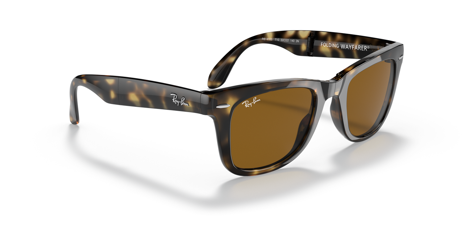 RAY-BAN RB4105 FOLDING WAYFARER 710 50
