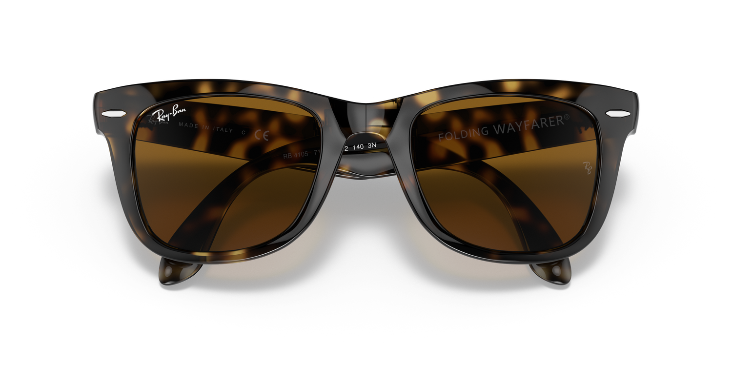 RAY-BAN RB4105 FOLDING WAYFARER 710 50