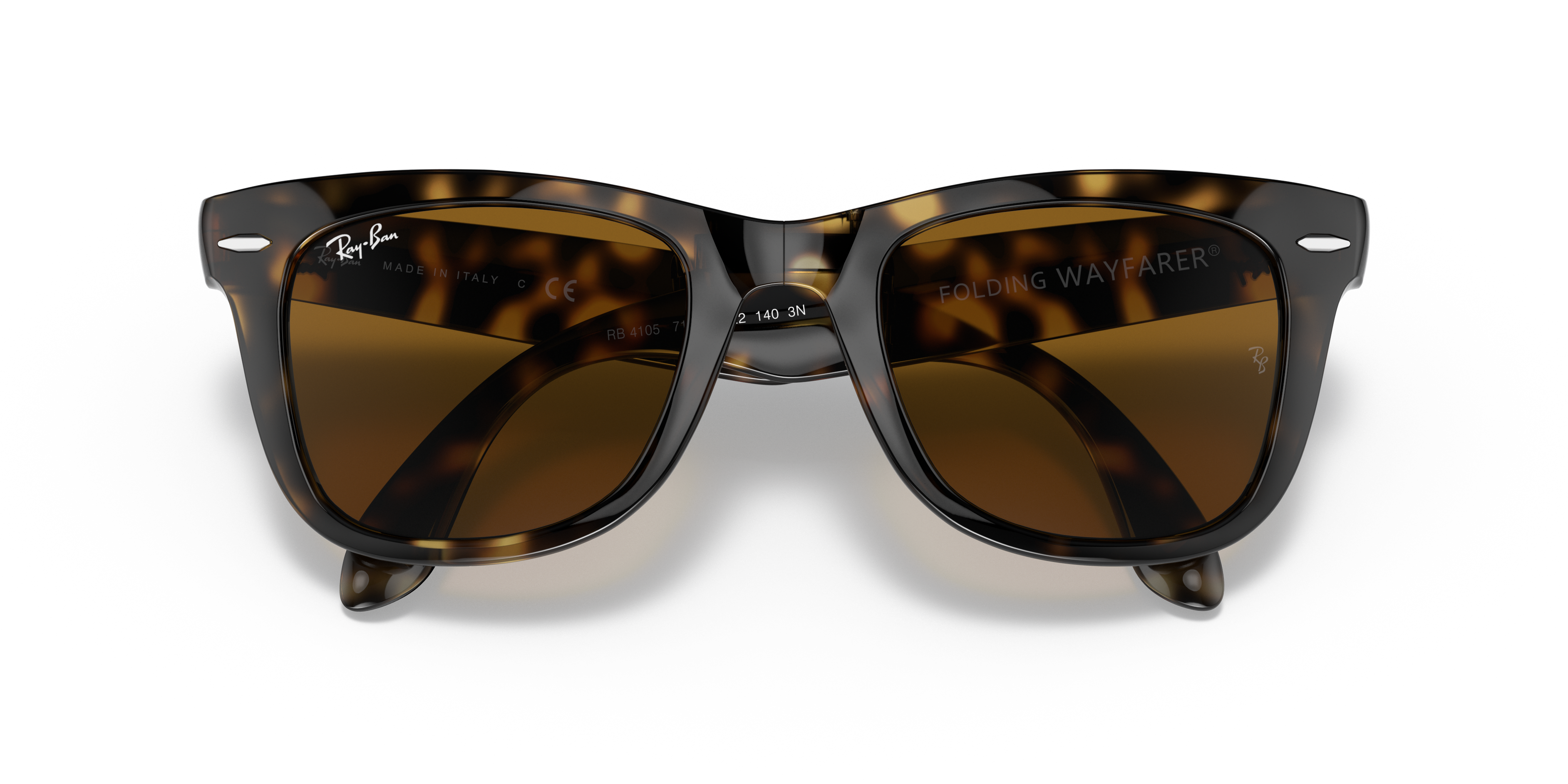 RAY-BAN RB4105 FOLDING WAYFARER 710 50