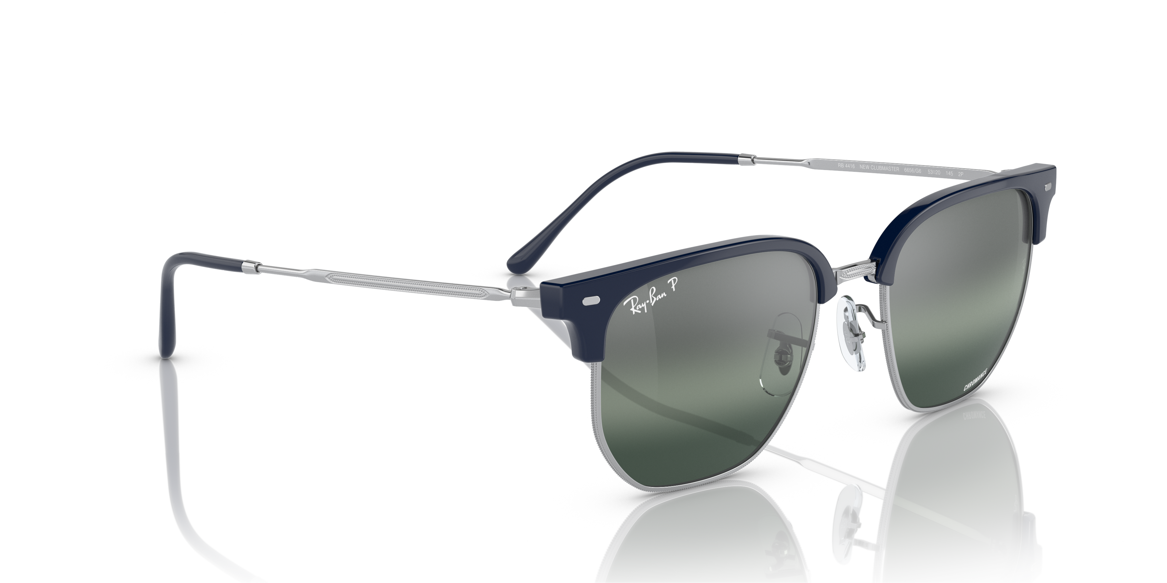RAY-BAN RB4416 NEW CLUBMASTER 6656G6 53