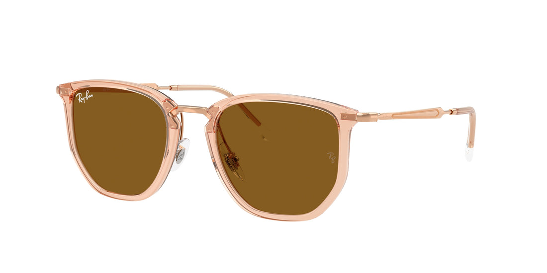 Occhiali da sole ray-ban rb4451 680133 marron irregular unisex taglia 50mm - Vista principale
