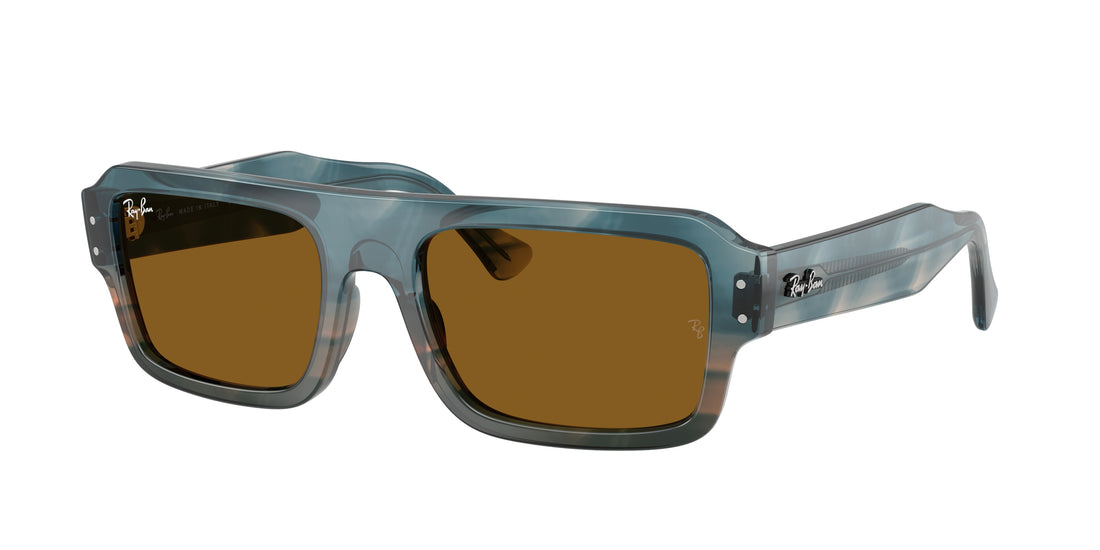 Sonnenbrillen ray-ban rb4454 flacko 145333 azul rectangular unisex größe 53mm - Hauptansicht