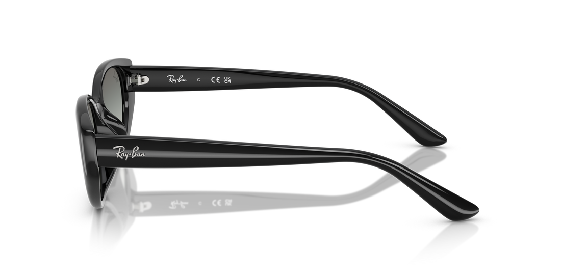 Sonnenbrillen ray-ban rb4457d 667711 negro pillow unisex größe 55mm - Detailansicht