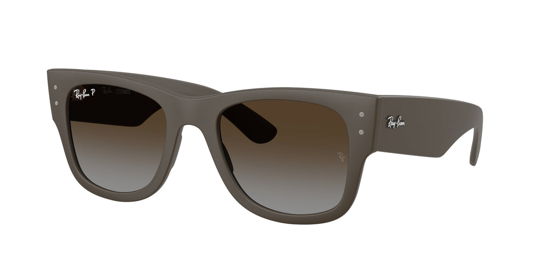 Lunettes de soleil ray-ban rb4840s 6124t5 marrón square unisex taille 52mm - Vue principale