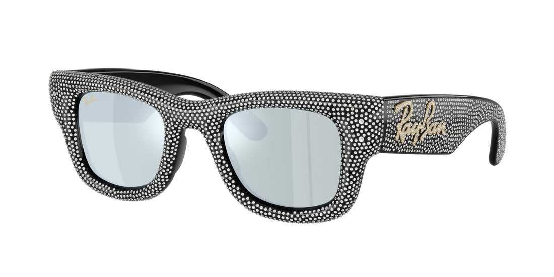 Sunglasses ray-ban rb4940bp wayfarer puffer 686530 negro square unisex size 47mm - Main view