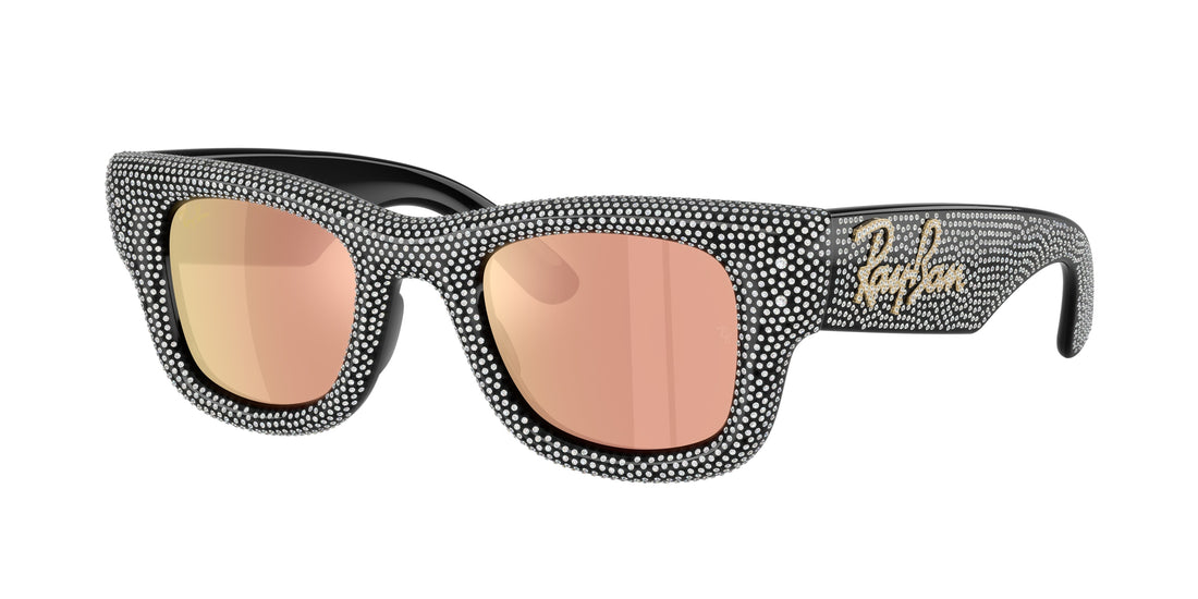 Sunglasses ray-ban rb4940bp wayfarer puffer 68657j negro square unisex size 47mm - Main view