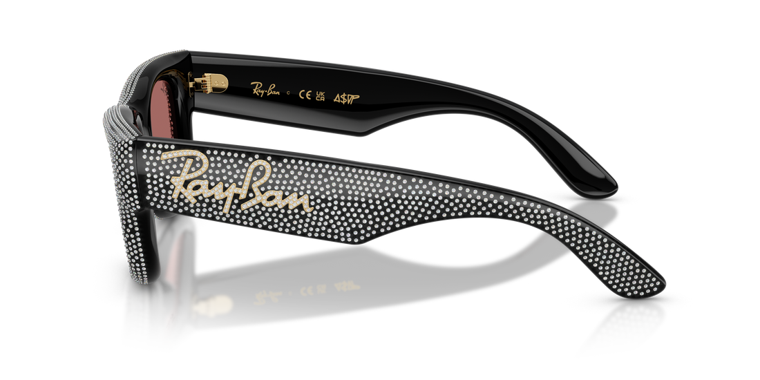 Sonnenbrillen ray-ban rb4940bp wayfarer puffer 686585 negro square unisex größe 47mm - Detailansicht