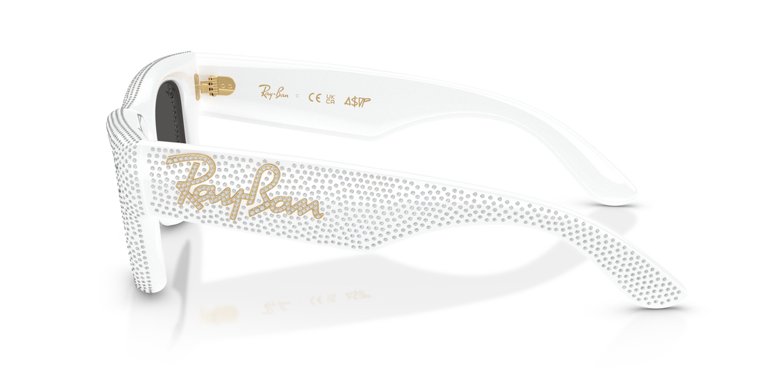 Sonnenbrillen ray-ban rb4940bp wayfarer puffer 686687 blanco square unisex größe 47mm - Detailansicht