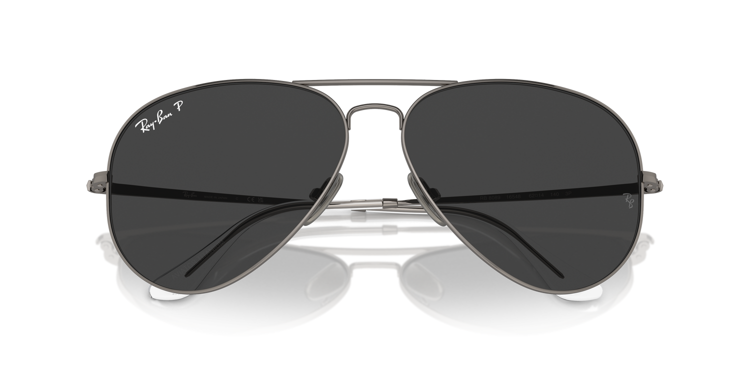 RAY-BAN RB8089 AVIATOR TITANIUM 165/48 62