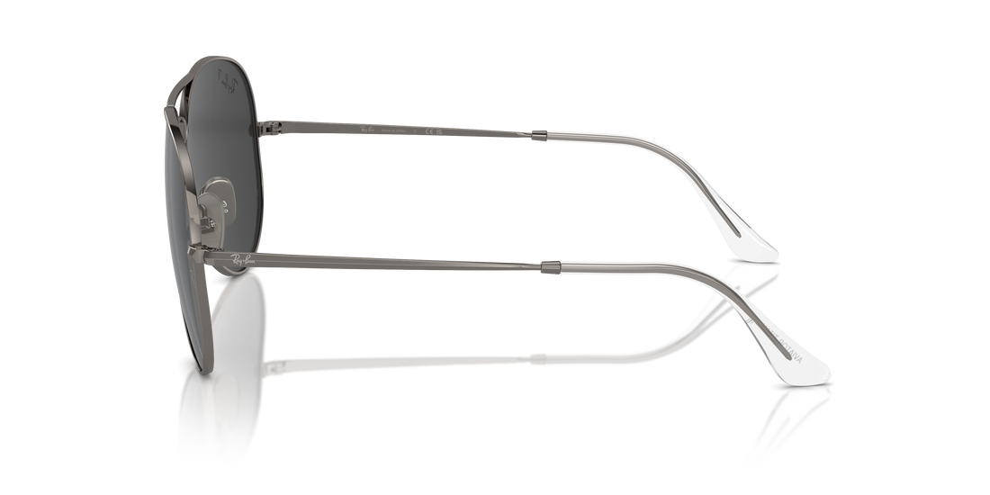 Lunettes de soleil ray-ban rb8089 aviator titanium 165/48 gris pilot unisex taille 58mm - Vue détaillée