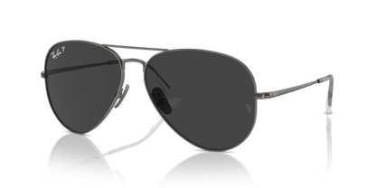 RAY-BAN RB8089 AVIATOR TITANIUM 165/48 58