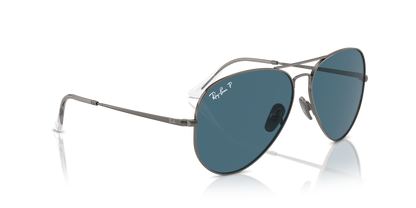 RAY-BAN RB8089 AVIATOR TITANIUM 165/S2 58