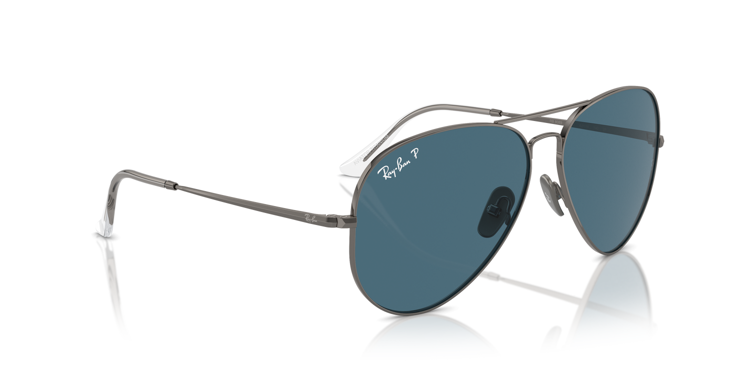 RAY-BAN RB8089 AVIATOR TITANIUM 165/S2 62