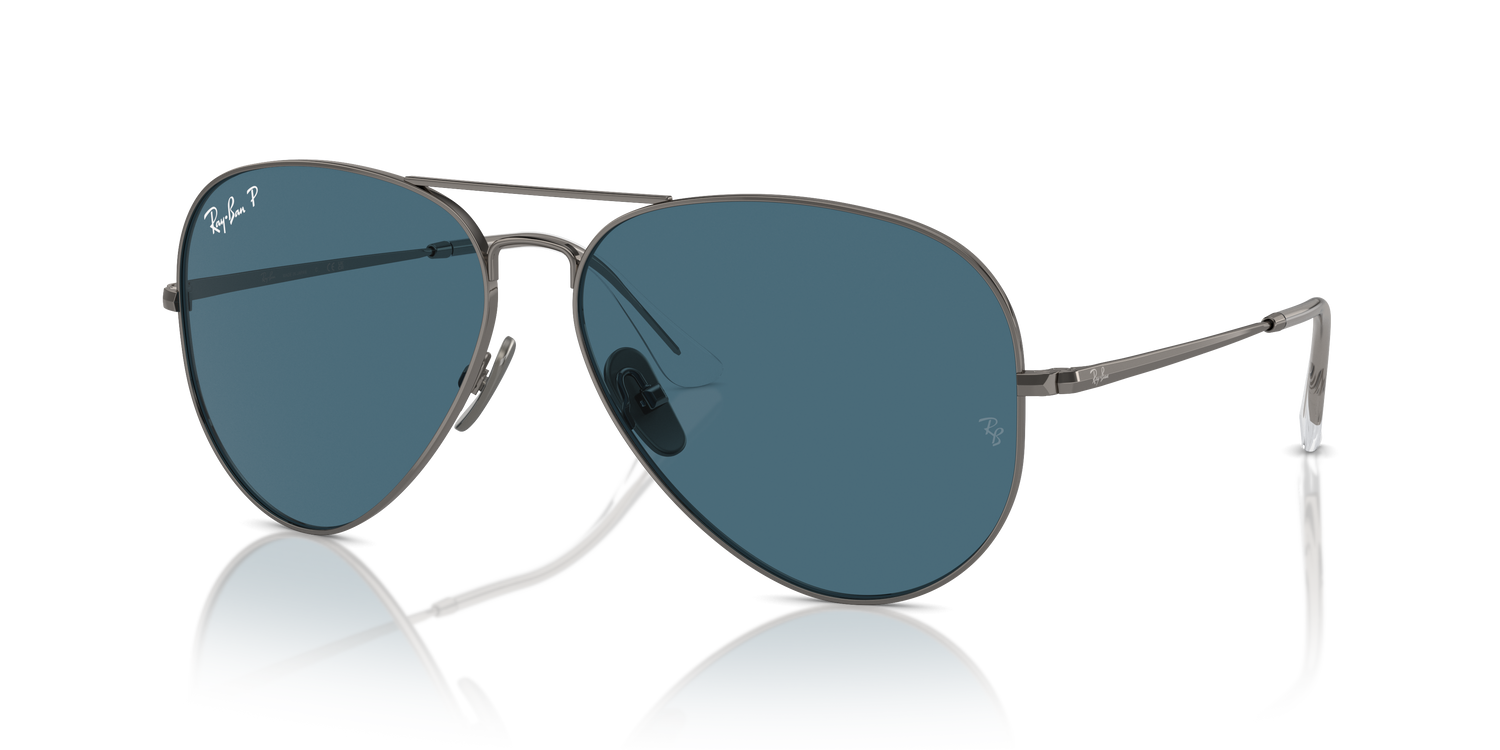 RAY-BAN RB8089 AVIATOR TITANIUM 165/S2 62