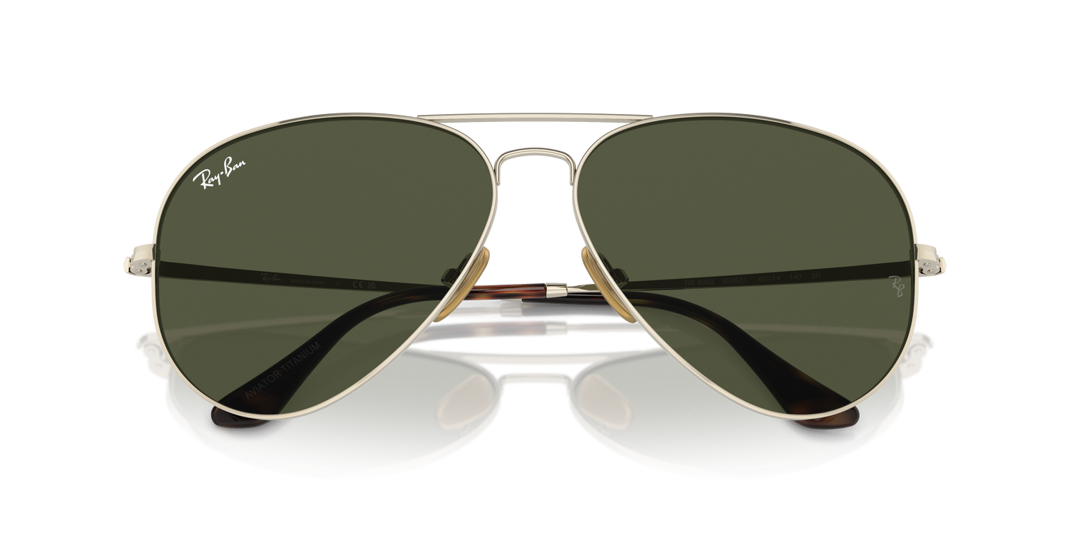RAY-BAN RB8089 AVIATOR TITANIUM 926531 62