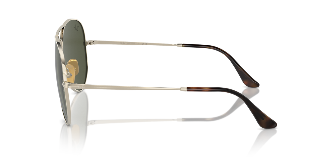 Óculos de sol ray-ban rb8089 aviator titanium 926531 dorado pilot unisex tamanho 58mm - Vista de detalhe