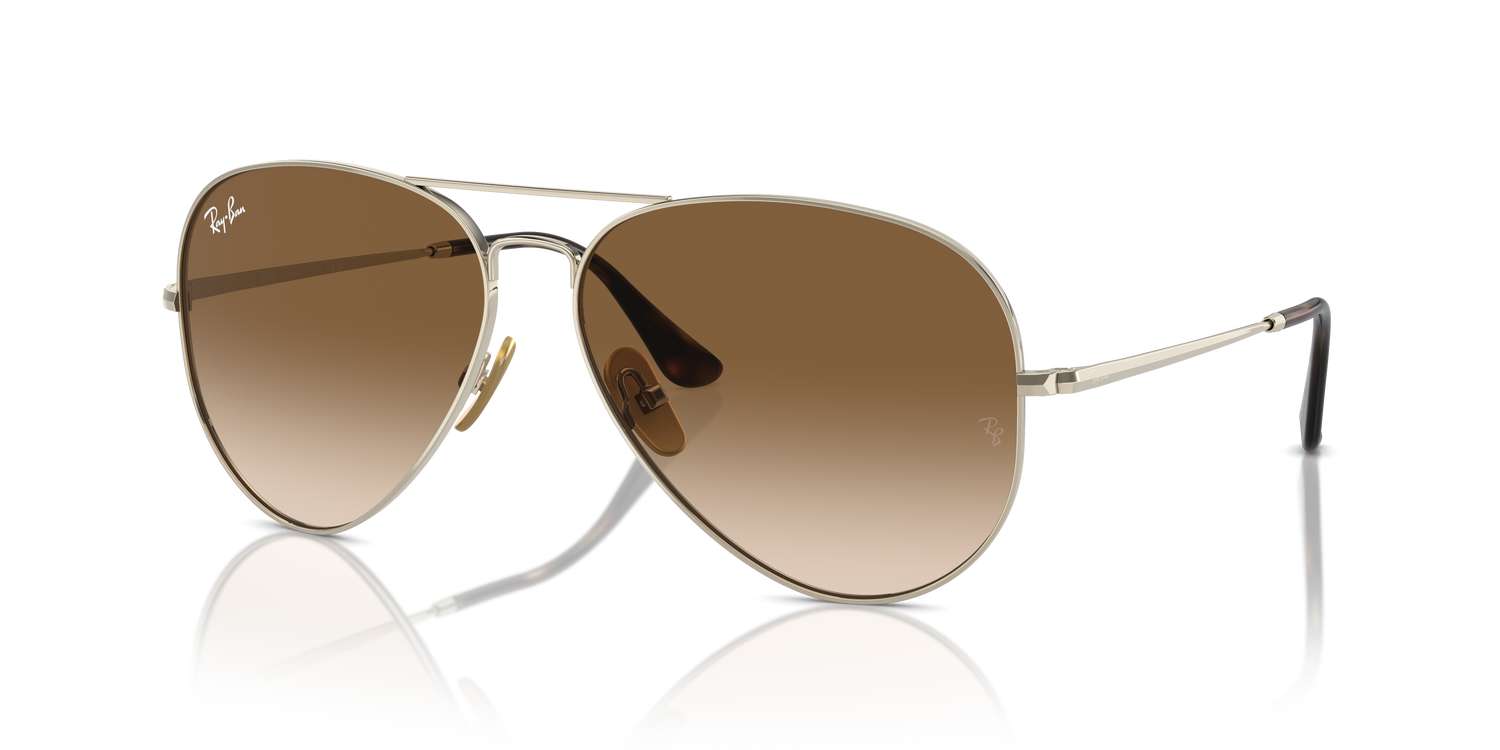 RAY-BAN RB8089 AVIATOR TITANIUM 926551 58