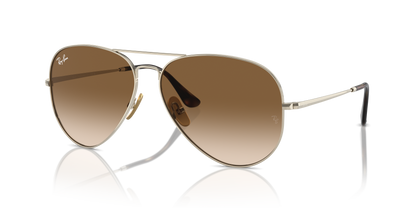 RAY-BAN RB8089 AVIATOR TITANIUM 926551 62