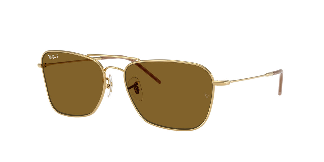 Lunettes de soleil ray-ban rbr0102s caravan reverse 001/83 'square' square unisex taille 58mm - Vue principale