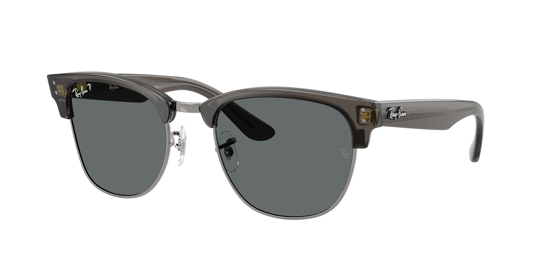 Lunettes de soleil ray-ban rbr0504s clubmaster reverse 670781 gris square unisex taille 54mm - Vue principale