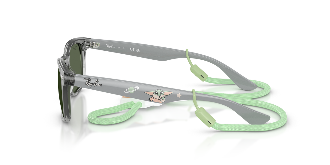 Gafas de sol ray-ban junior rj9052s junior new wayfarer 722871 gris square infantil talla 47mm - Vista de detalle