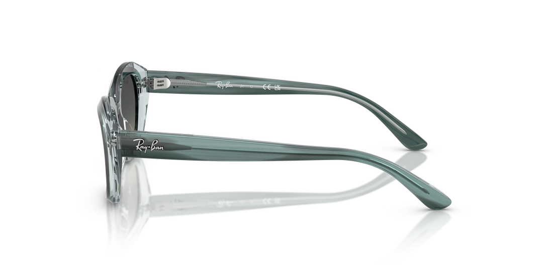 Gafas de sol ray-ban junior rj9081s 717511 verde irregular infantil talla 48mm - Vista de detalle