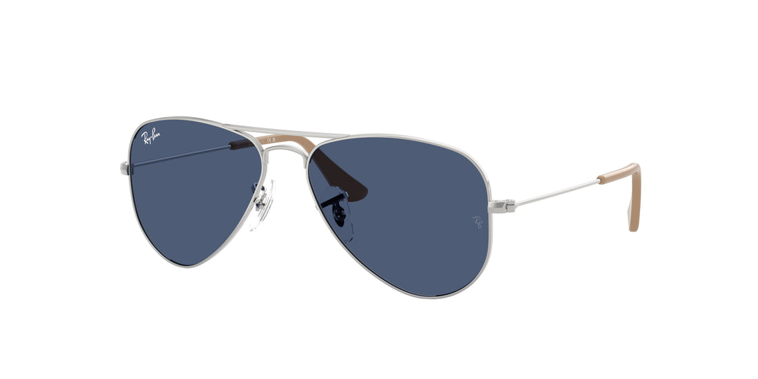 Sunglasses ray-ban junior rj9506s junior aviator 301/80 plateado pilot infantil size 52mm - Main view
