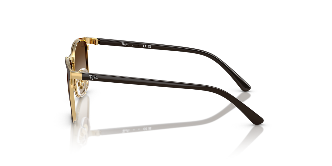 Gafas de sol ray-ban junior rj9551s 297/13 marrón square infantil talla 48mm - Vista de detalle