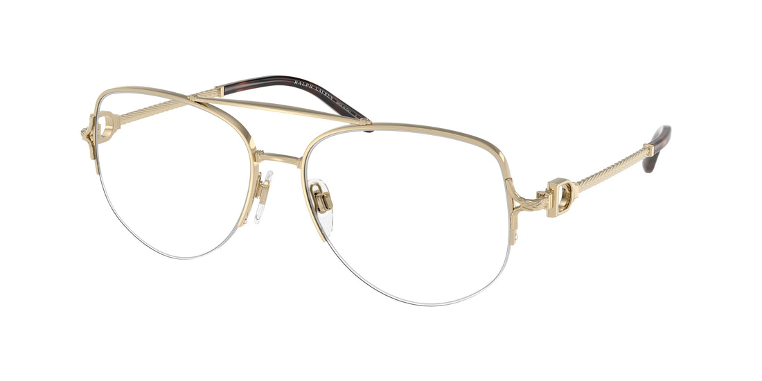 Occhiali da vista ralph lauren rl5127 9116 oro pilot femenino taglia 56mm - Vista principale