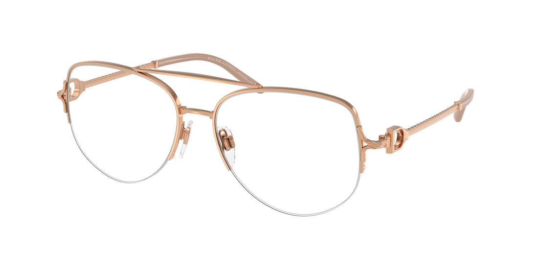 Occhiali da vista ralph lauren rl5127 9329 oro pilot femenino taglia 56mm - Vista principale