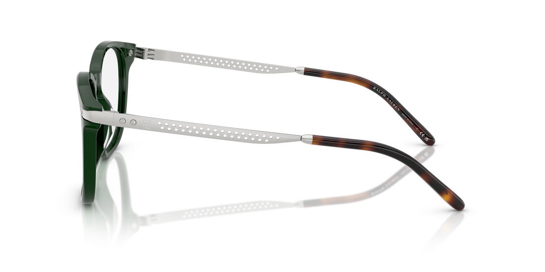 Occhiali da vista ralph lauren rl6248u 6140 verde square masculino taglia 52mm - Vista dettagliata