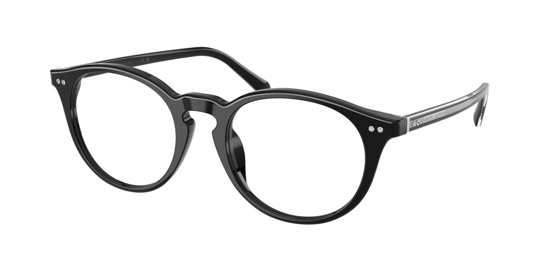 Occhiali da vista ralph lauren rl6263u 5001 negro oval masculino taglia 53mm - Vista principale