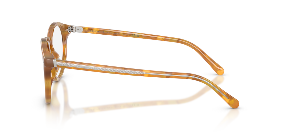Occhiali da vista ralph lauren rl6263u 6185 havana oval masculino taglia 53mm - Vista dettagliata