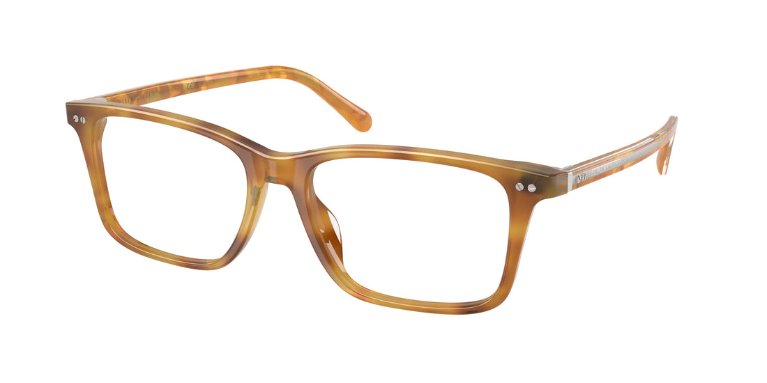Occhiali da vista ralph lauren rl6264u 6185 havana oval masculino taglia 56mm - Vista principale