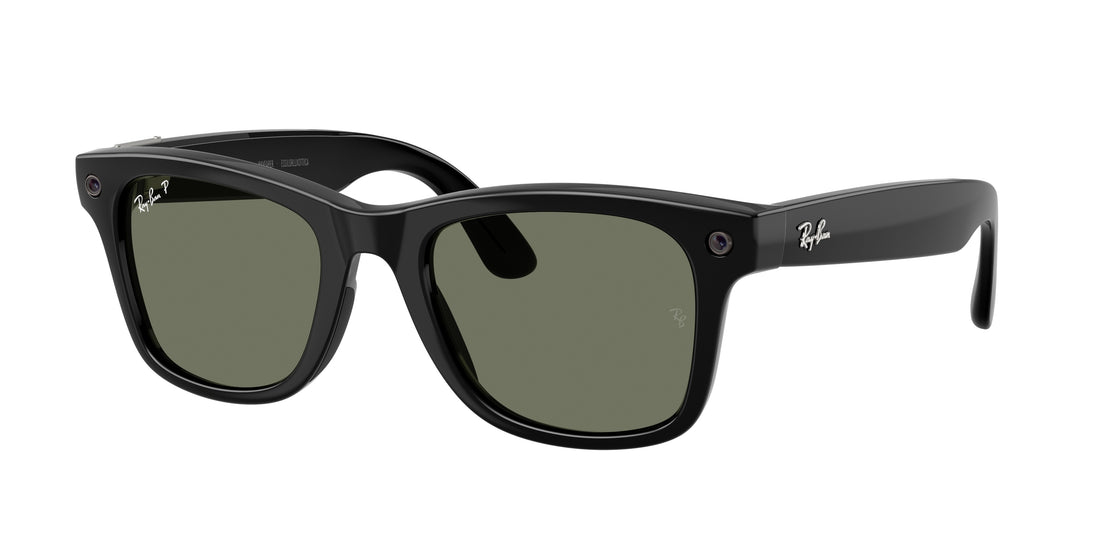 Occhiali da sole ray-ban meta rw4011 wayfarer 601/9a negro square unisex taglia 53mm - Vista principale