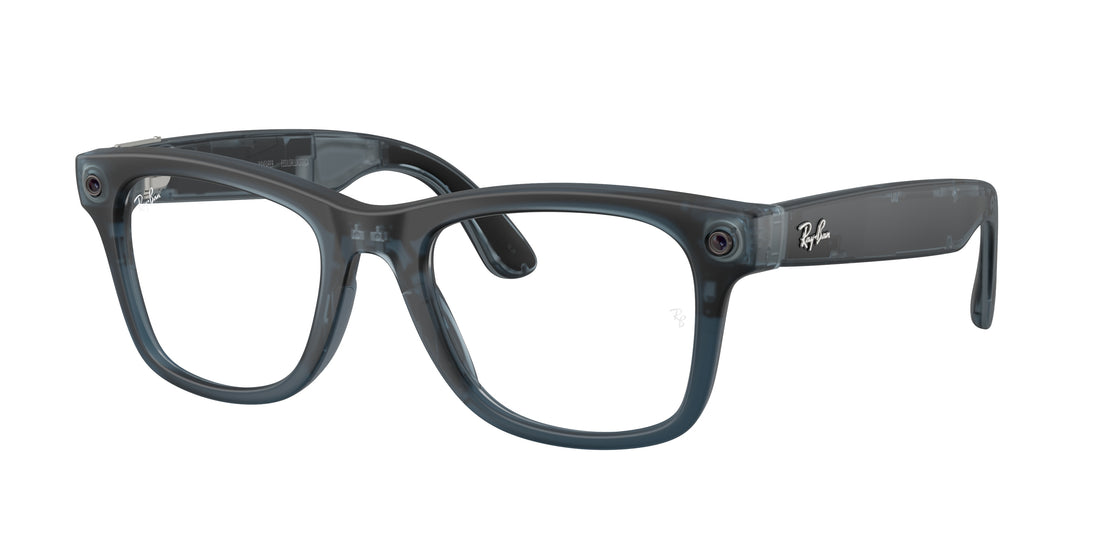 Solbriller ray-ban meta rw4011 wayfarer 69211z azul square unisex størrelse 53mm - Hovedvisning