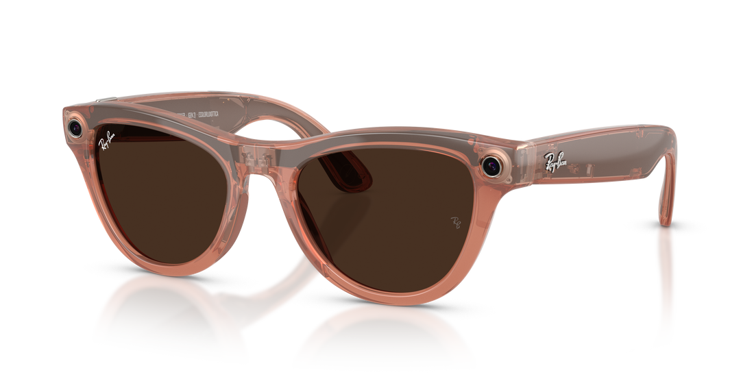 Sonnenbrillen ray-ban meta rw4014 skyler 6778m4 rosa cat eye unisex größe 52mm - Detailansicht