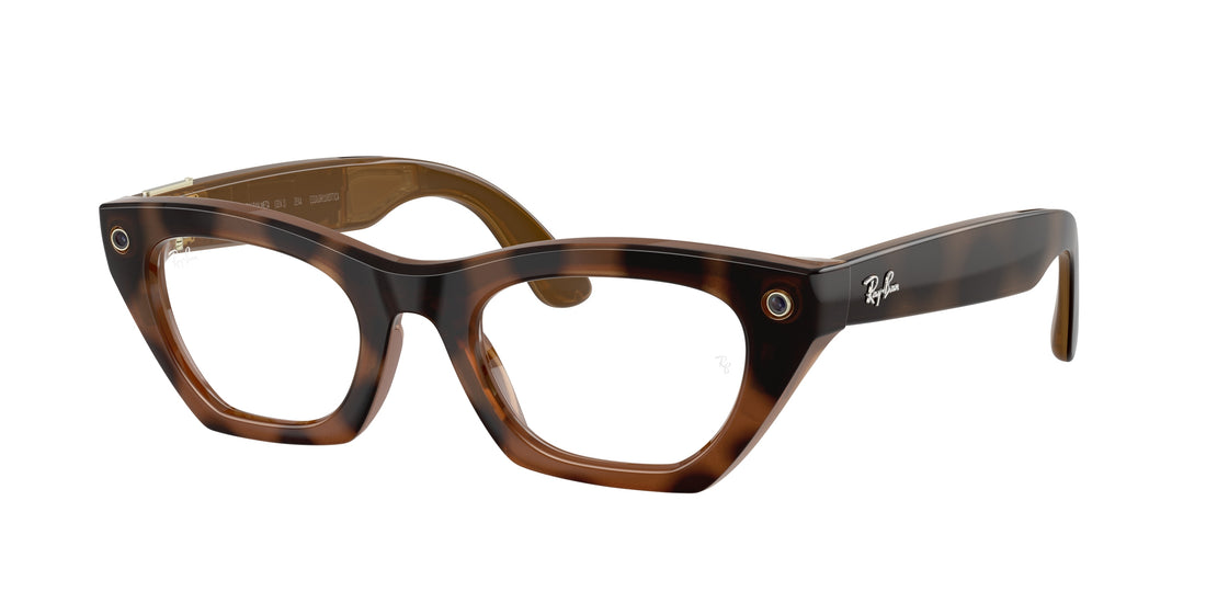 Occhiali da sole ray-ban meta rw4015v zena optics 8528 havana cat eye unisex taglia 49mm - Vista principale