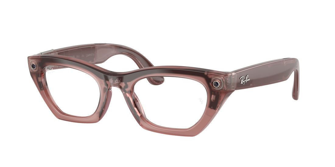 Occhiali da sole ray-ban meta rw4015v zena optics 8553 rosa cat eye unisex taglia 49mm - Vista principale