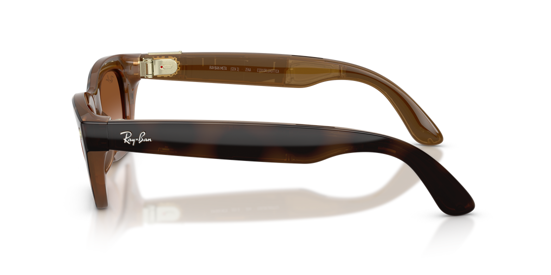 Occhiali da sole ray-ban meta rw4015 zena 690513 havana cat eye unisex taglia 49mm - Vista dettagliata