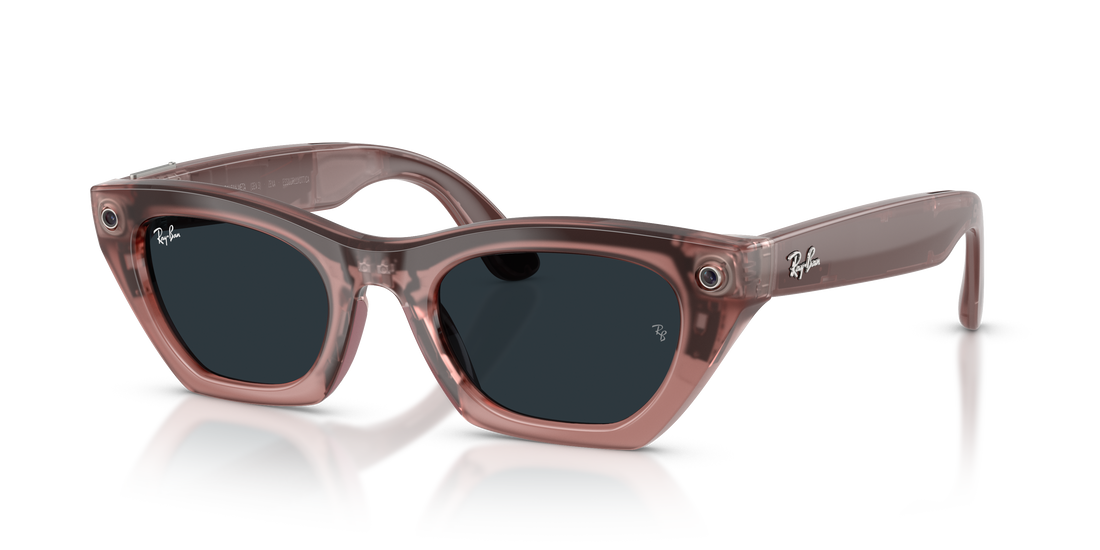 Solbriller ray-ban meta rw4015 zena 69161z rosa cat eye unisex størrelse 49mm - Detaljeret visning