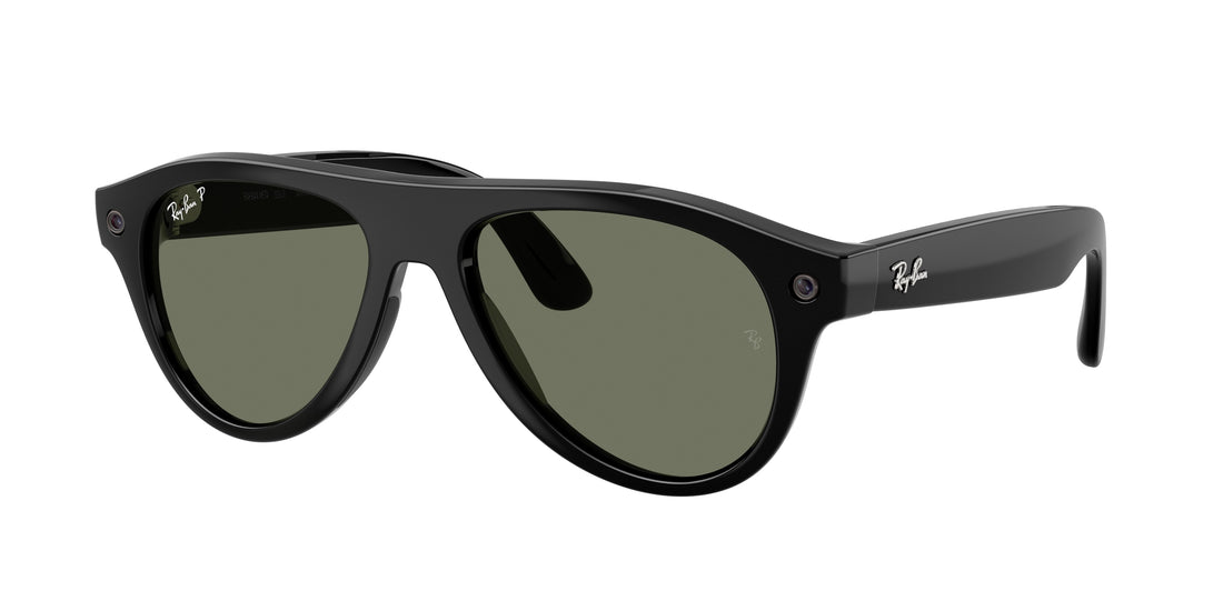 Occhiali da sole ray-ban meta rw4016 aviator 601/9a negro pilot unisex taglia 54mm - Vista principale