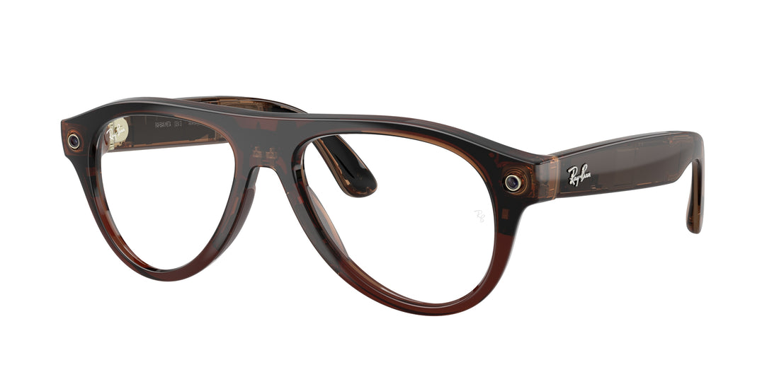 Solbriller ray-ban meta rw4016 aviator 6912jd marron pilot unisex størrelse 54mm - Hovedvisning