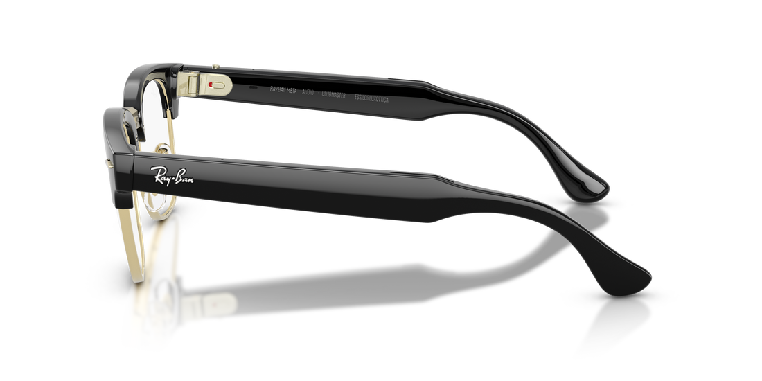 Solbriller ray-ban meta rw7004v audio clubmaster optics 5784 negro square unisex størrelse 51mm - Detaljeret visning